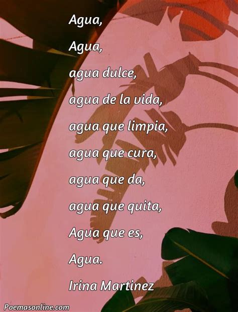 Cinco Poemas Sobre Agua En Franc S Poemas Online