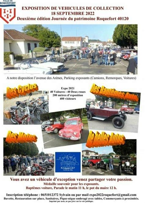 Expositions De V Hicules Anciens Cyclos Motos Et Autos Roquefort