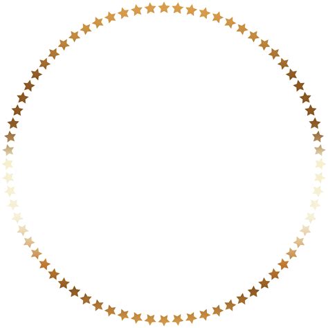 Stars Png Round Border Frame