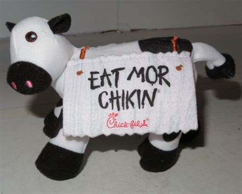 4 Tall Chick Fil A Plush Cow Doll Toy Eat More Chicken Mor Chikin