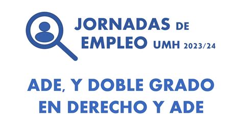 Observatorio Ocupacional UMH Jornadas De Empleo 2024 ADE ELCHE Y DADE