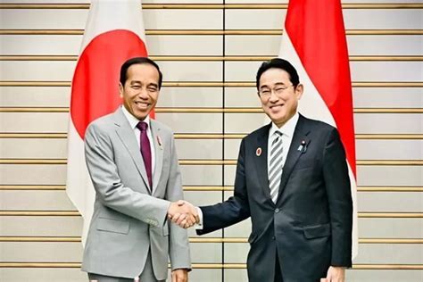 Bertemu Perdana Menteri Jepang Jokowi Bahas Kerja Sama Antar Negara