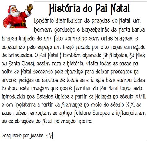 Jornaltic História Do Pai Natal