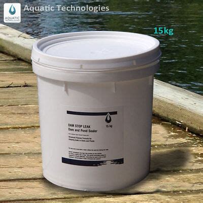 DAM STOP LEAK SEALER FOR PONDS DAMS 15kg EBay