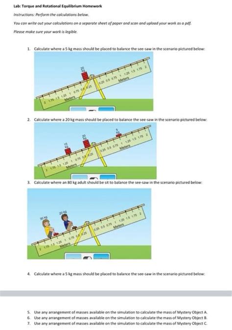 Lab Torque And Rotational Equilibrium Homework Chegg