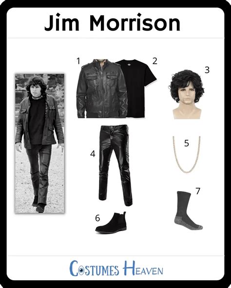 Jim Morrison Outfit For Cosplay And Halloween 2024