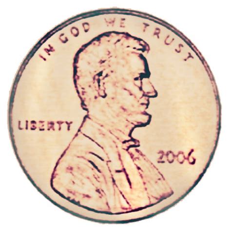 Lincoln Memorial Cent Copper Plated Zinc Penny Present