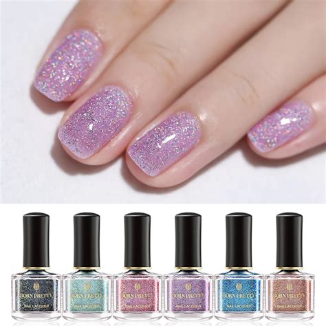 Born Pretty Colors Holo Glitter Nail Polish Ml Holographic Laser