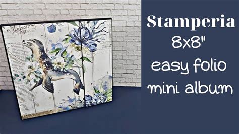 X Folio Easy Mini Album Tutorial Marina Manioti Youtube