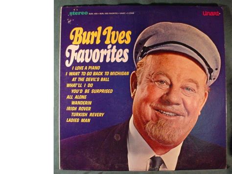 Burl Ives Burl Ives Very Nice Original Stereo Lp Burl Ives