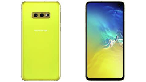 High Resolution Galaxy S E Images In Canary Yellow Show Up Once Again