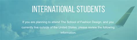 Admissions — school of fashion design