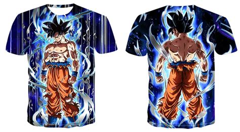 Новинка, футболки Dragon Ball Z, мужские летние футболки с 3D принтом ...