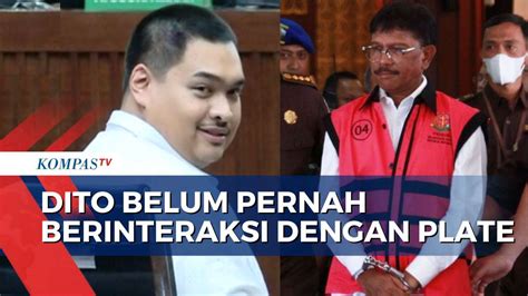 Menpora Dito Mengaku Belum Pernah Berinteraksi Dengan Johnny G Plate