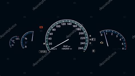 Panel Moderno Del Tablero De Instrumentos Del Coche O Del Autom Vil