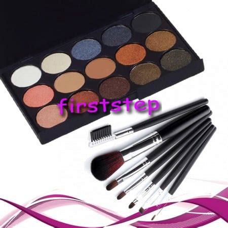 Oferta Trusa Machiaj 15 Culori Nude Paleta Farduri Set 7 Pensule Make