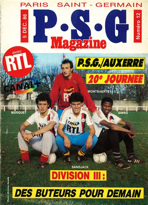 Psg Auxerre Division Histoire Du Psg