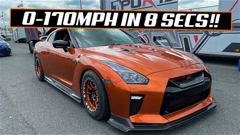 This 2000hp Nissan Gtr Does 0 170mph In 8 Seconds Youtube