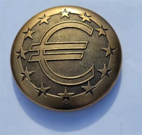 Medaille Euro A Identifier Monnaie De Paris Grammes En Bronze Eur