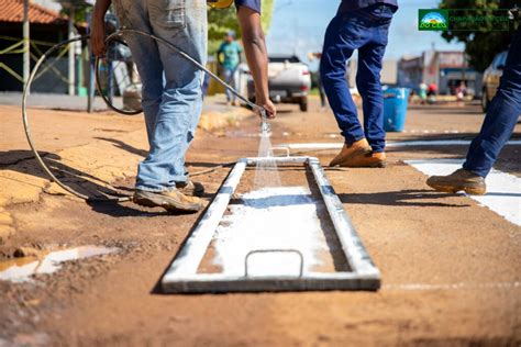 Novas Faixas De Pedestre E Sinaliza O De Quebra Molas Melhoram A