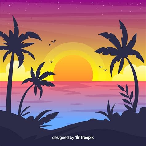 Free Vector | Beach background