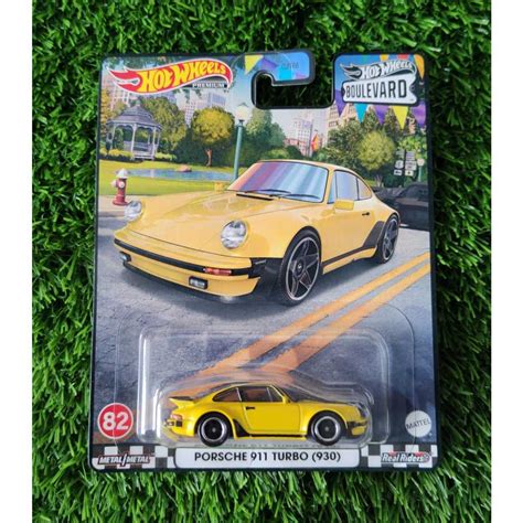 Hot WHEELS PREMIUM PORSCHE TURBO BOULEVARD Shopee Singapore