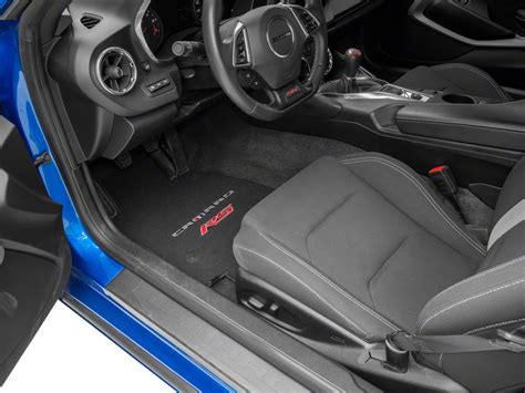 Lloyd Camaro Velourtex Front Floor Mats With Camaro And Red Rs Logo