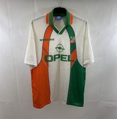 Ireland Away Football Shirt 199496 Adults Xxl Umbro B940 Historic