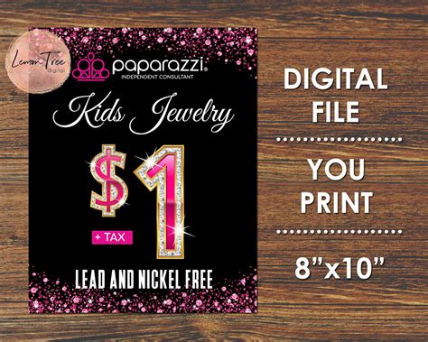 Digital File Paparazzi Signs Digital Download Paparazzi Kids Etsy