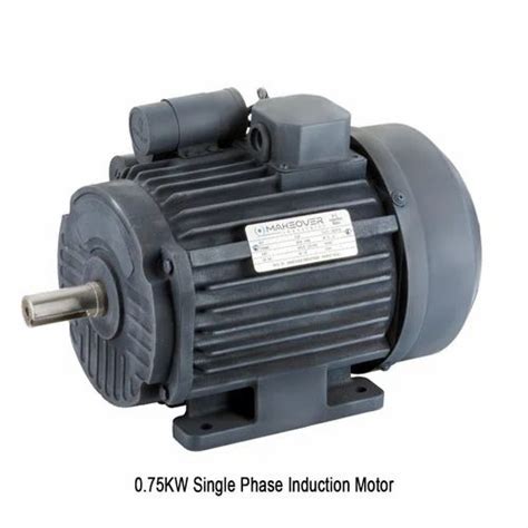 1 Hp 4 Pole 075kw Single Phase Induction Motor 1440 Rpm At Rs 9120 In