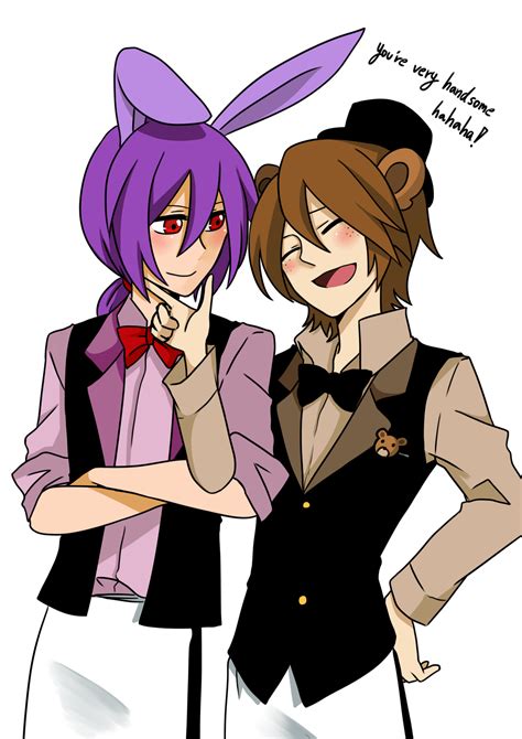 Freddy And Bonnie By First On Deviantart Fnaf 4 Fnaf Comics Anime Fnaf