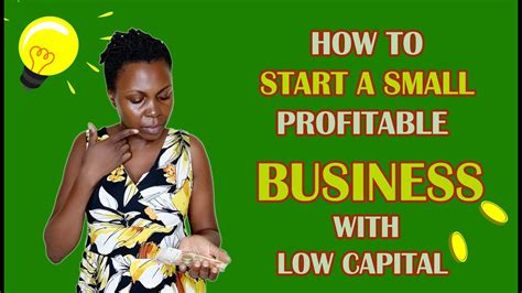 How To Start A Small Profitable Business With Low Capital Top Low