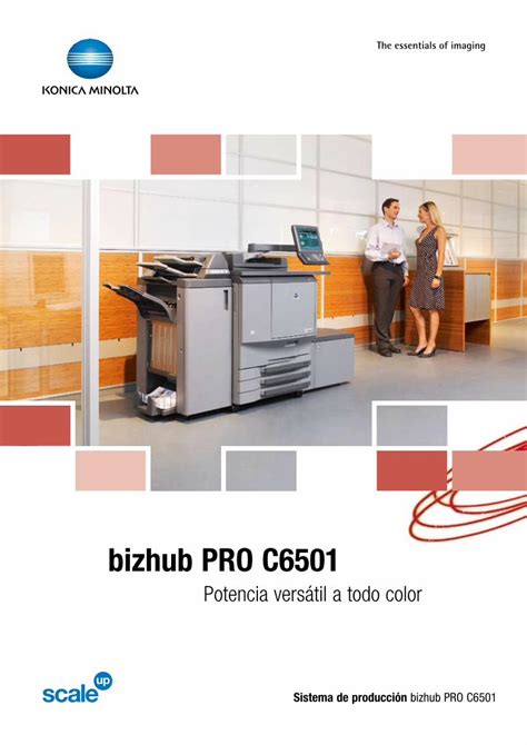 PDF Bizhub PRO C6501 Grebis Mxgrebis Mx Fichas Tecnicas