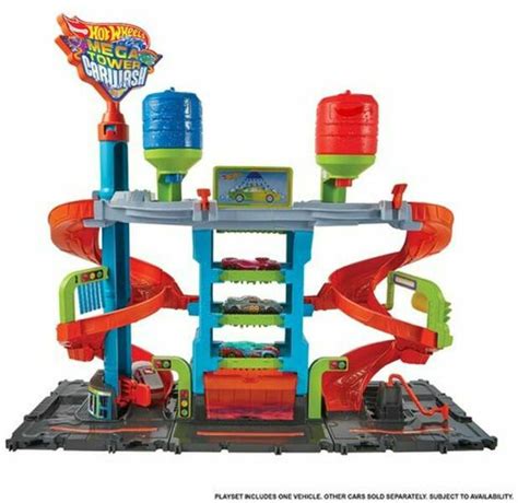 Vásárlás Mattel City Mega autómosó játékszett HDP Hot Wheels árak összehasonlítása City