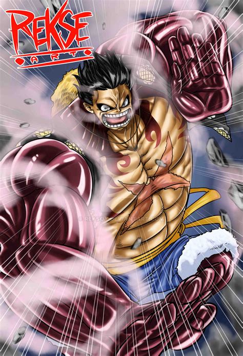 Gear Fourth Luffy Bounce Man By Reksoy On Deviantart