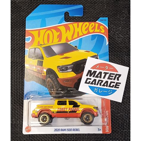 Jual HOT WHEELS 2020 Ram 1500 REBEL TREASURE HUNT Shopee Indonesia