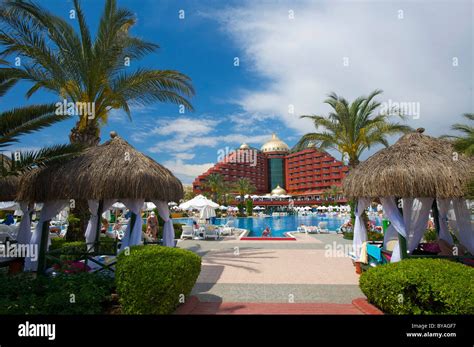 Delphin Palace Hotel on the beach of Antalya, Turkish Riviera, Turkey ...