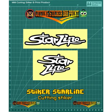 Jual Stiker Starline , cutting stiker keren - Model A - Kota Tasikmalaya - MM Cutting Sticker ...