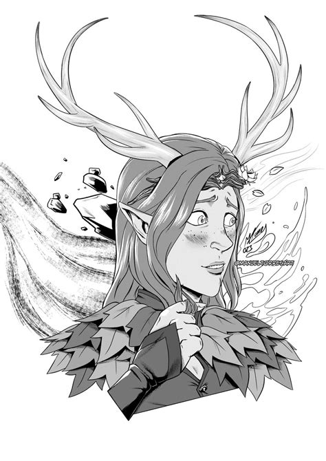 Manuel Torres Open For Commissions On Twitter The Timelapse Video Of Keyleth For You To