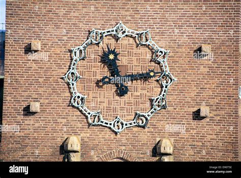 Wall Clock Close Up Stock Photo Alamy