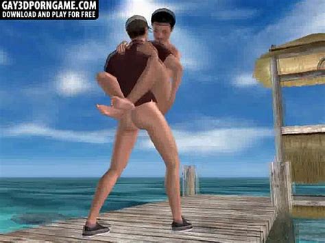 Horny D Cartoon Hunk Getting Fucked On The Beach XVIDEOS