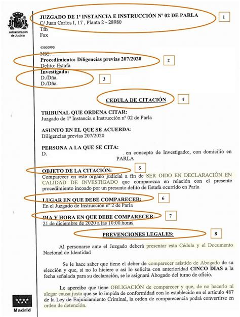 Cu L Es El Contenido Esencial De Una Citaci N Como Investigado