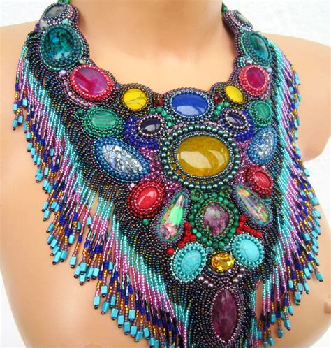 Beautiful Embroidered Jewelry By Zana Pancirova Beads Magic