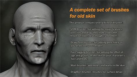 Old Skin Maker VDM Brushes Alphas FlippedNormals