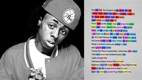 Deconstructing Lil Wayne S Rhyme Scheme On Go D J Genius