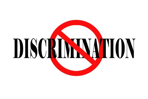 No Discrimination Sign