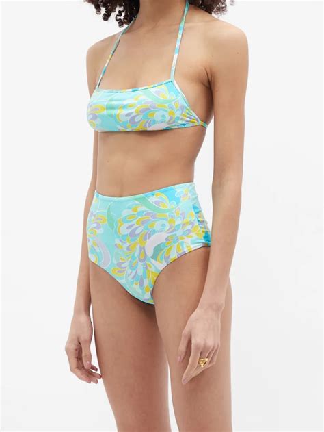 Emilio Pucci Lilly Print Bikini What Bikinis Are In Style For