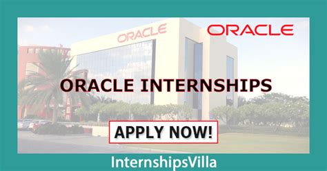 Oracle Internship Summer & Fall Program