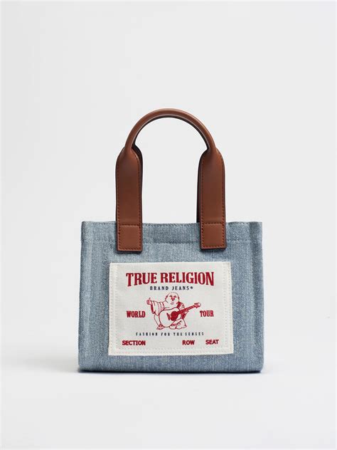 Mini Denim Logo Tote Bag True Religion