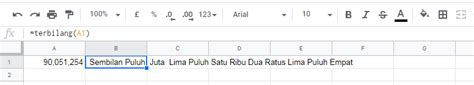 Membuat Fungsi Terbilang Di Google Spreadsheet ExcelNoob